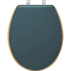 3S. x Home Abattant Bois + Zinc Pétrole Modern Bleu