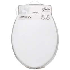 3S. x Home Abattant WC bois 18' + zinc blanc Discount