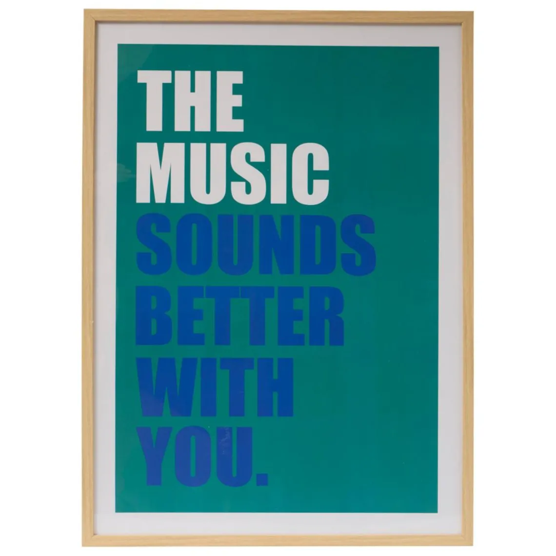 3S. x Home Affiche encadrée Darius cèdre Vert Hot