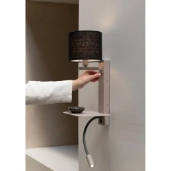 It s About Romi Applique Florence liseuse sable abat-jour noir Online