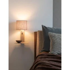 It s About Romi Applique Florence sable abat-jour lin fonce Hot