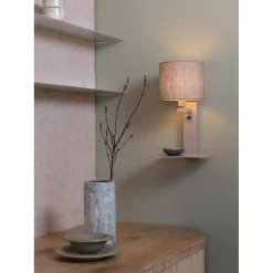 It s About Romi Applique Florence sable abat-jour lin fonce Hot