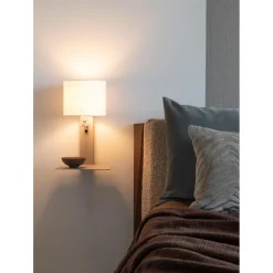 It s About Romi Applique Florence sable abat-jour blanc Discount