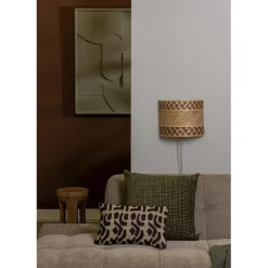 Good & Mojo Applique murale Langkawi bambou abat-jour naturel marron