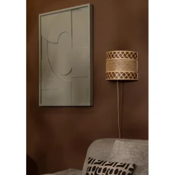 Good & Mojo Applique murale Langkawi bambou abat-jour naturel marron