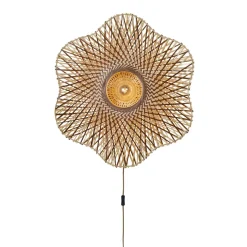 Good & Mojo Applique murale Madura bambou naturel marron Online