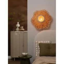 Good & Mojo Applique murale Madura bambou naturel marron