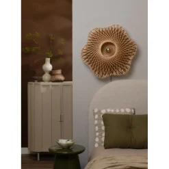 Good & Mojo Applique murale Madura bambou naturel marron