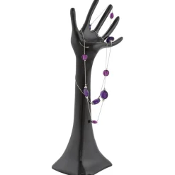 ALTEREGO Arbre à bijoux 'MANO' en aluminium peint noir Hot