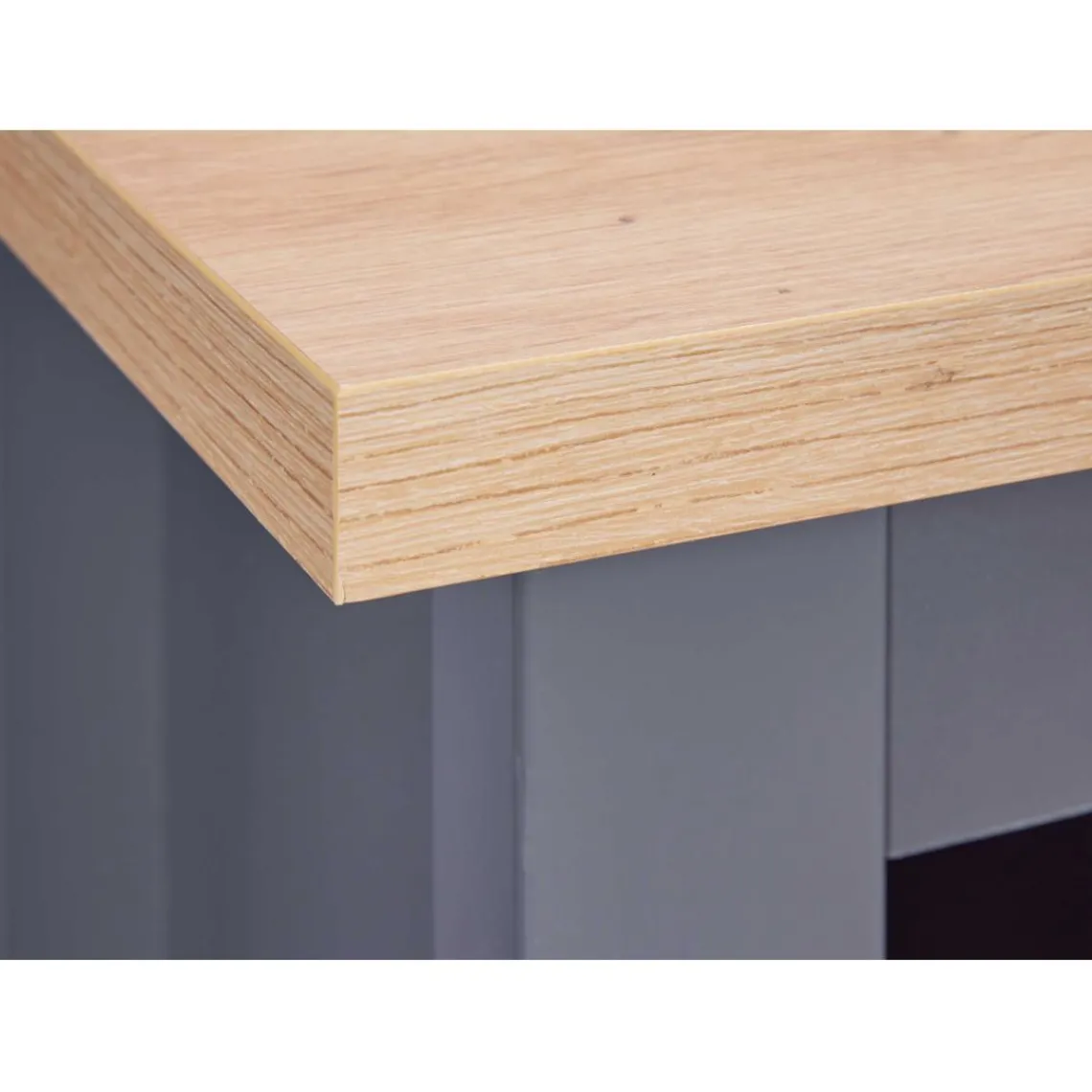 3S. x Home Armoire à bouteilles NELLINA coloris anthracite Discount