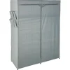 3S. x Home Armoire 2 penderies gris New