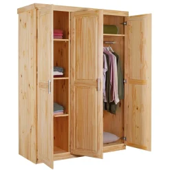 3S. x Home Armoire 3 portes en Pin massif SPEL Online