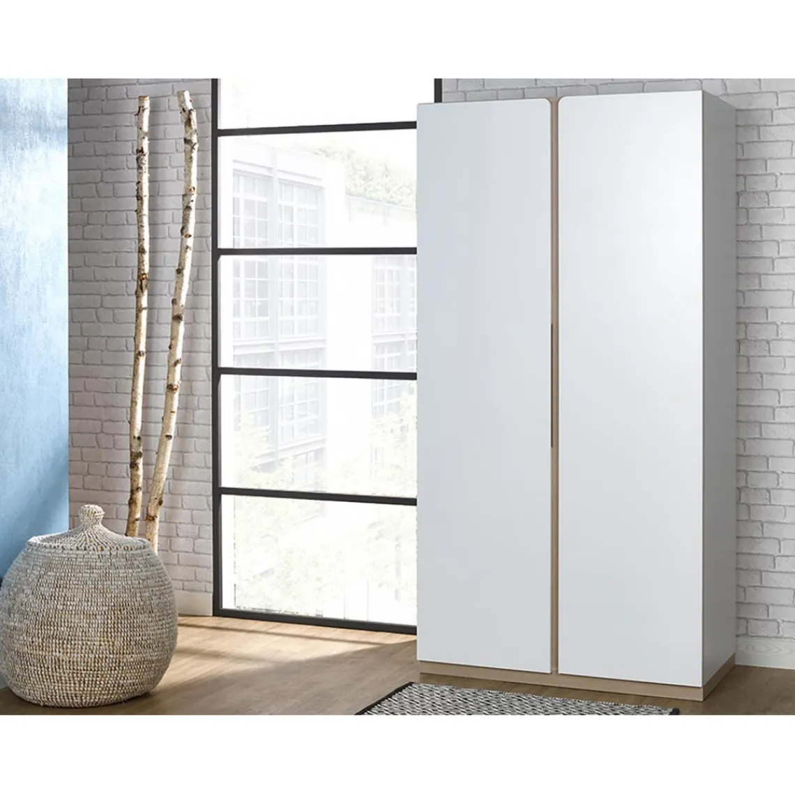 3S. x Home Armoire 2 portes NOMADE Discount