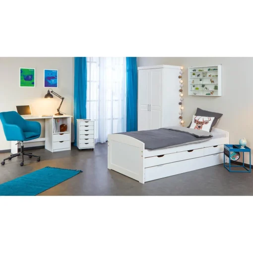 3S. x Home Armoire blanc 2 portes AKOON Clearance