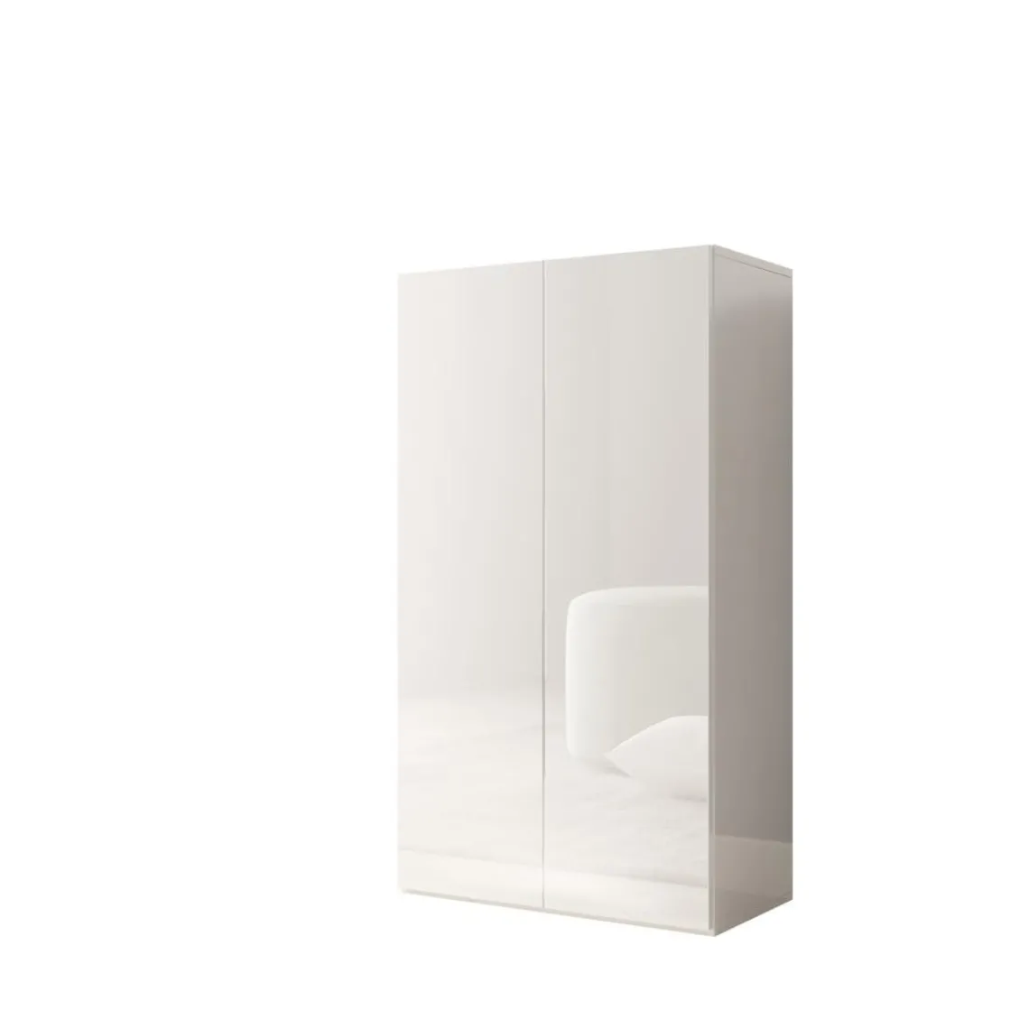 3S. x Home Armoire derangement 2 portes 4 étagères New