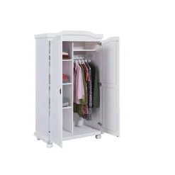 3S. x Home Armoire en Bois Massif Laqué Blanc HEDDA Online