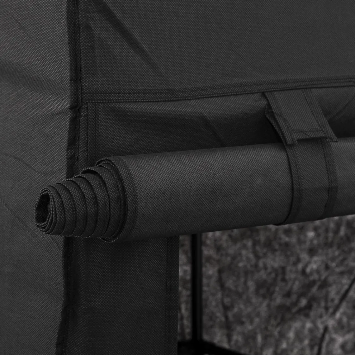 3S. x Home Armoire penderie modulable tissu noir