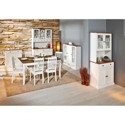 3S. x Home Bahut Bas en Pin Massif JIRA New