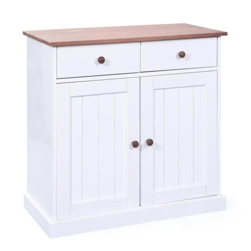3S. x Home Bahut Bas en Pin Massif JIRA New