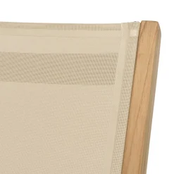 Macabane Bain de soleil textilène couleur beige