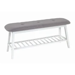 3S. x Home Banc à Chaussures Blanc Clearance