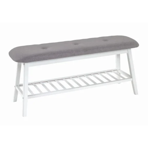 3S. x Home Banc à Chaussures Blanc Clearance