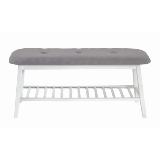 3S. x Home Banc à Chaussures Blanc Clearance