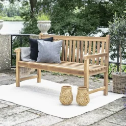 Macabane Banc de jardin Java en bois Teck