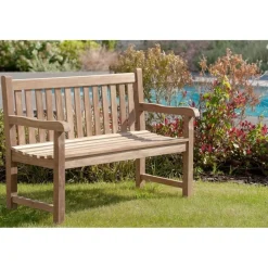Macabane Banc de jardin Java en bois Teck