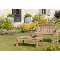 Macabane Banc de jardin Java en bois Teck