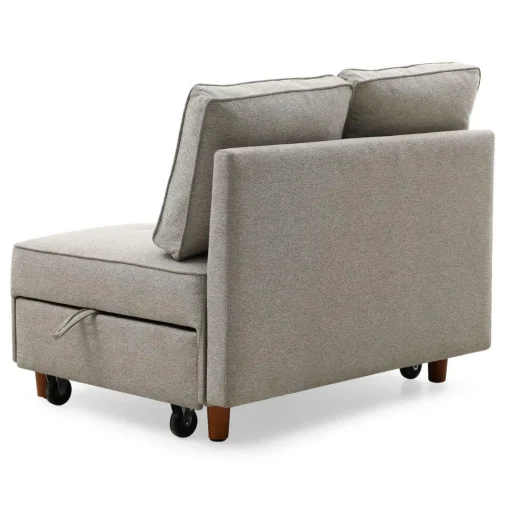 3S. x Home Banquette 2 places convertible Zinez Tissu Beige