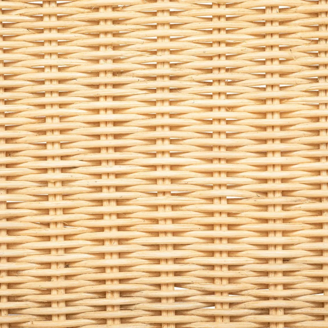 3S. x Home Banquette beige en rotin et acajou Discount