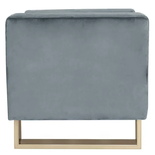 3S. x Home Banquette capitonnée Velours Gris GASPARD Sale