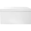 3S. x Home Banquette Coffre Pliable Blanc DOTTY Hot