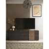 3S. x Home Base TV 3 portes battants panneaux de particules Best