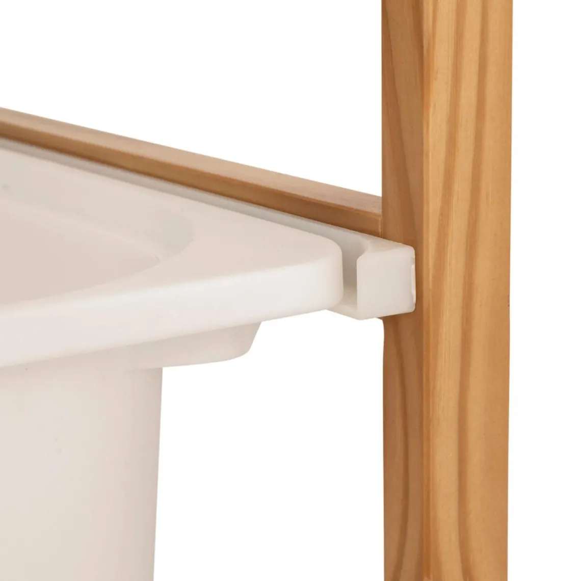 3S. x Home Bibliothèque 3 étagères Bako blanc Sale