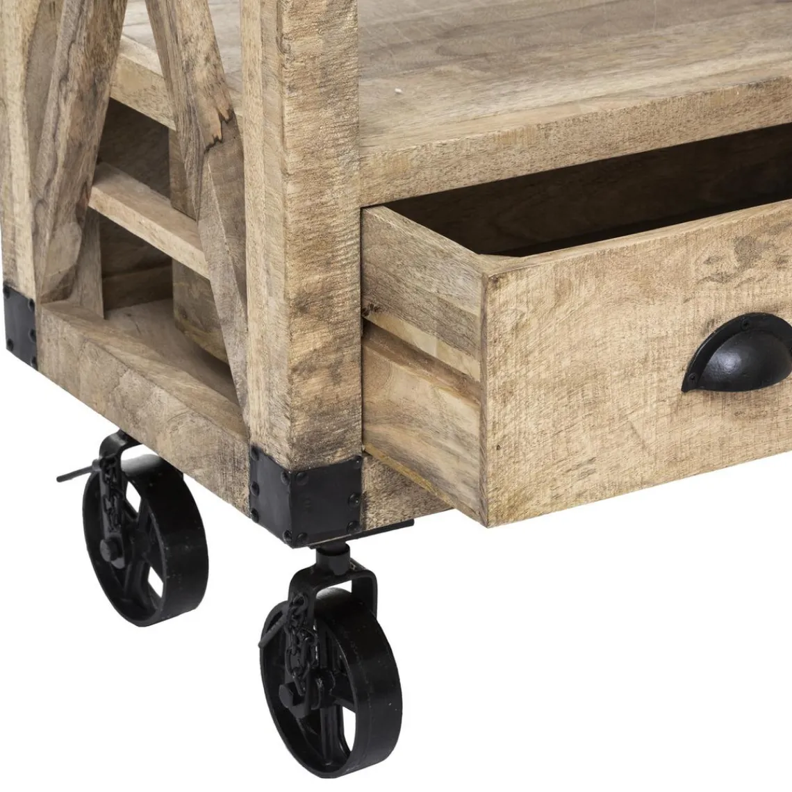 3S. x Home Bibliothèque 1 Tiroir SILAS Discount