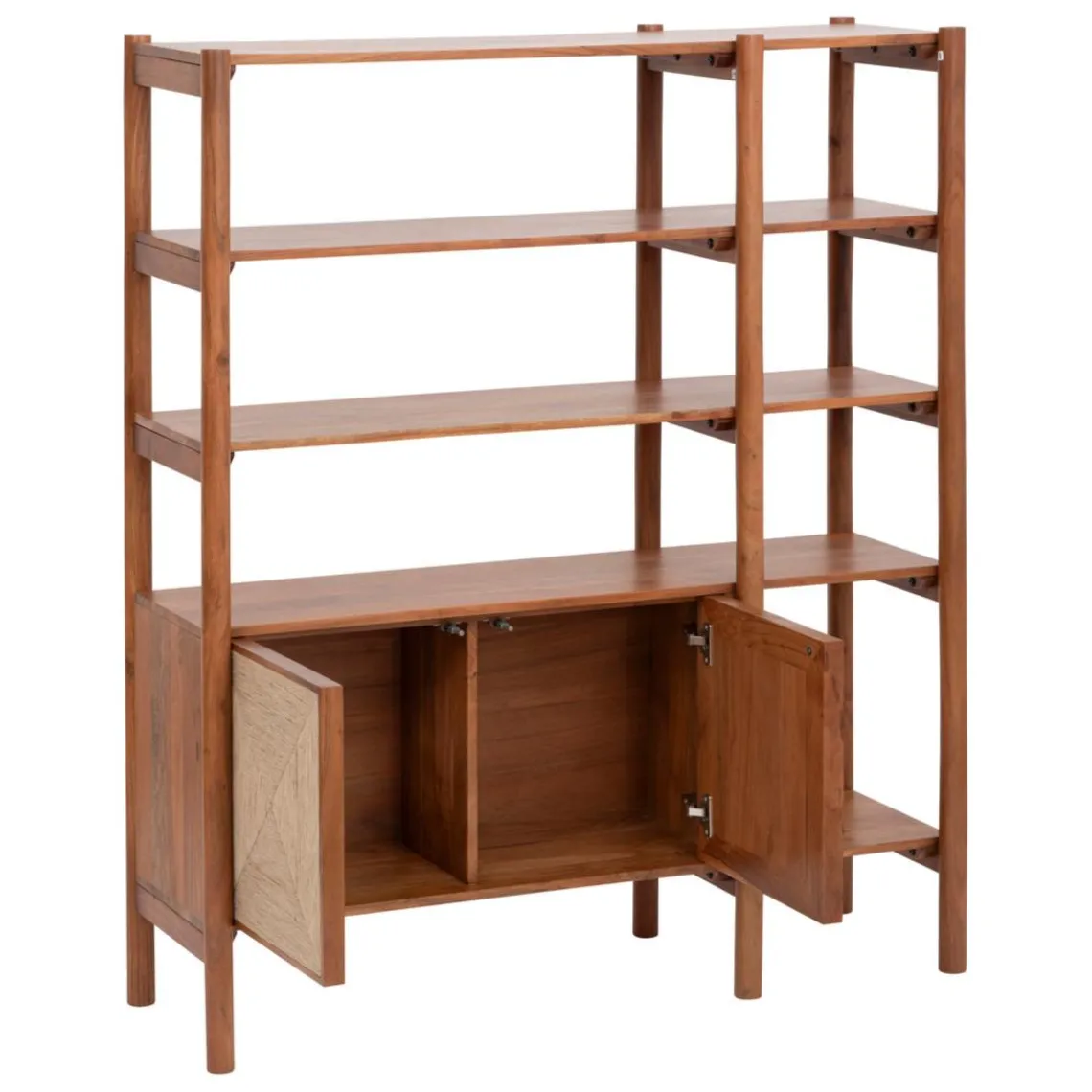 3S. x Home Bibliothèque en bois 2 portes Outlet