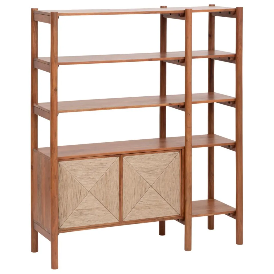 3S. x Home Bibliothèque en bois 2 portes Outlet