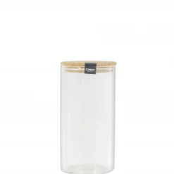 3S. x Home Bocal en verre et bambou 1.2L CIGLA Discount