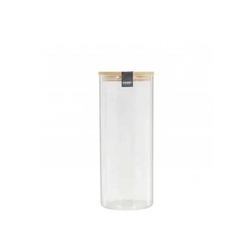 3S. x Home Bocal en verre et bambou 1.6L CIGLA New