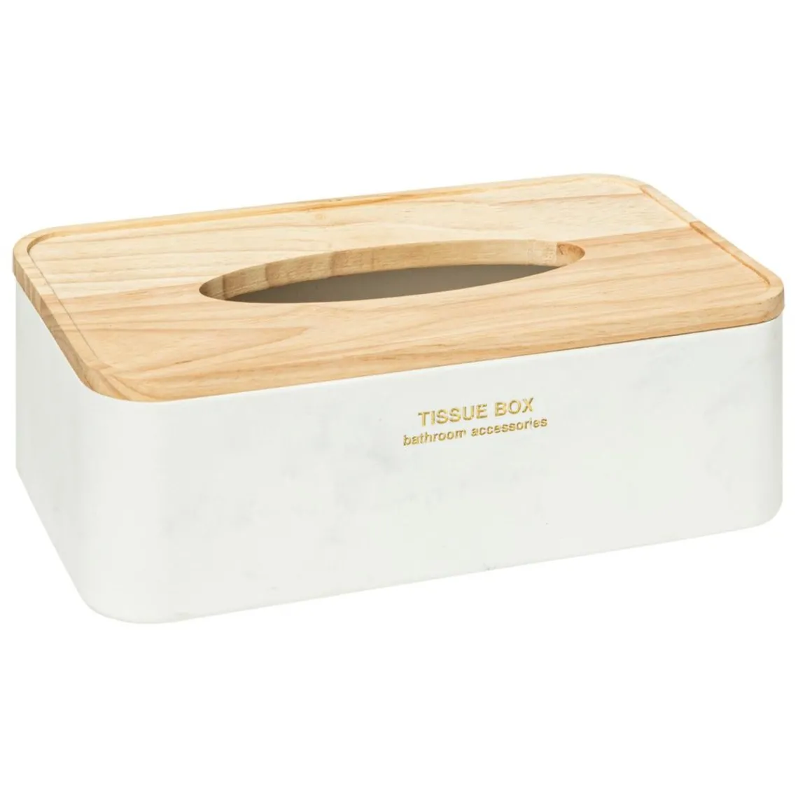 3S. x Home Boite mouchoire blanc Lea New