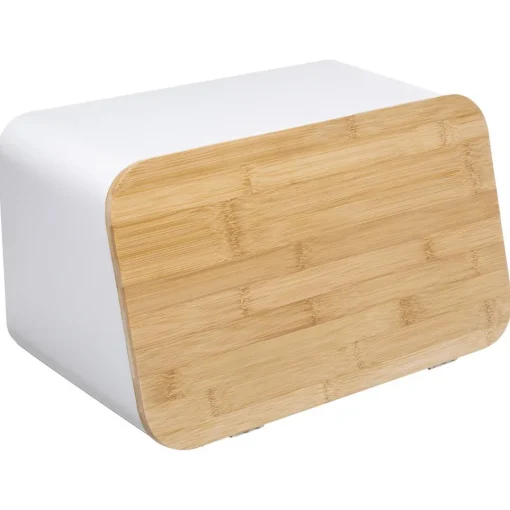 3S. x Home Boite Pain + Plan Découpe Blanc Moderne Discount