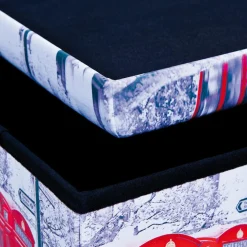 3S. x Home Boite pliable SETTI petit London assise rembourrée Outlet