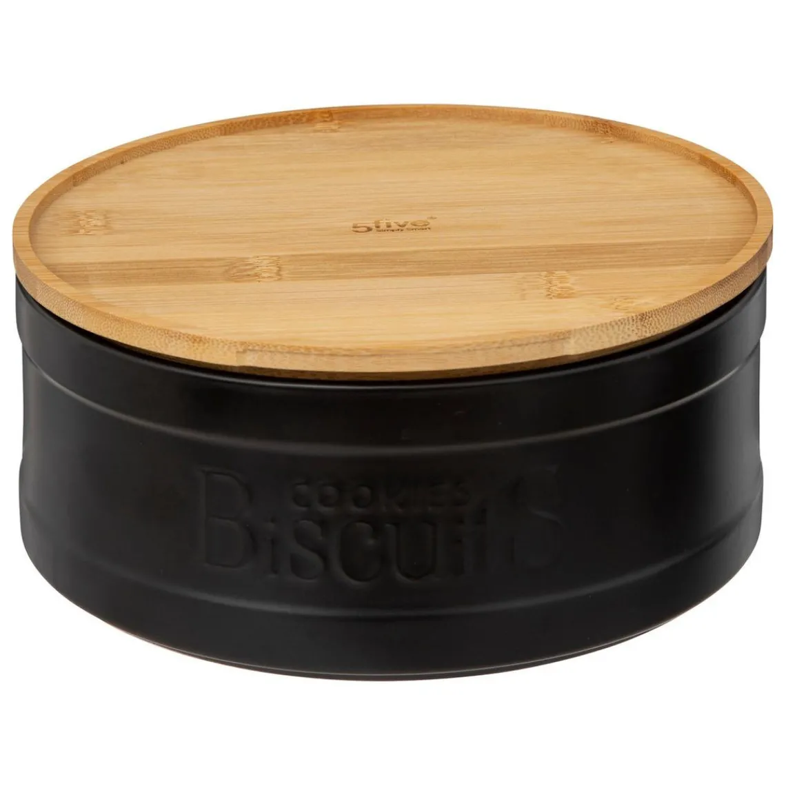 3S. x Home Boîte biscuits en céramique Noir Best