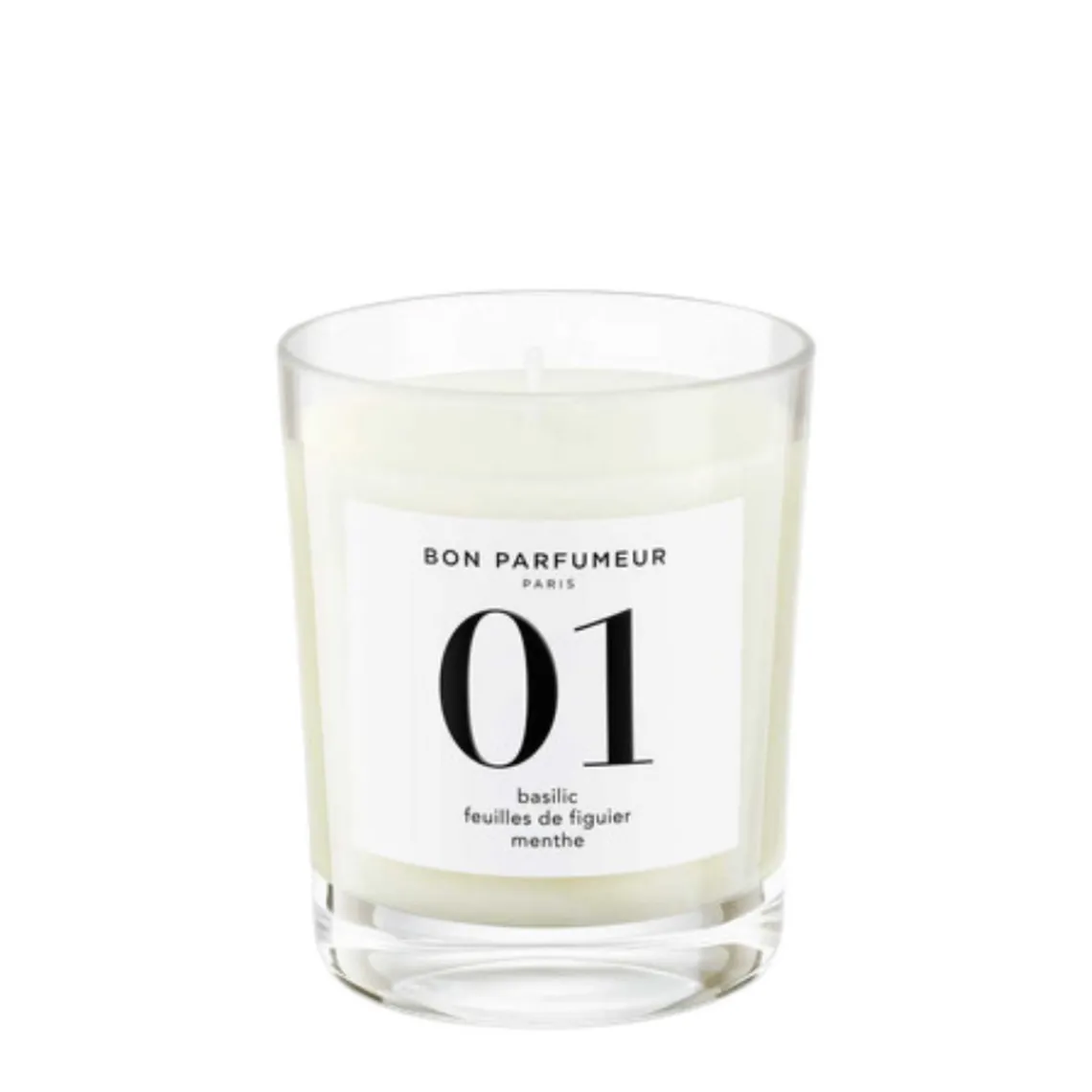 Bon Parfumeur Bougie Parfumée 01 Basilic Feuille de Figuier Menthe Sale