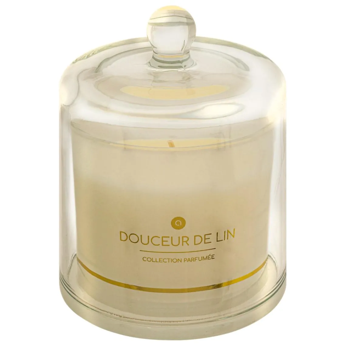 3S. x Home Bougie parfumée Ilae Fleur de lin 240g Blanc Outlet