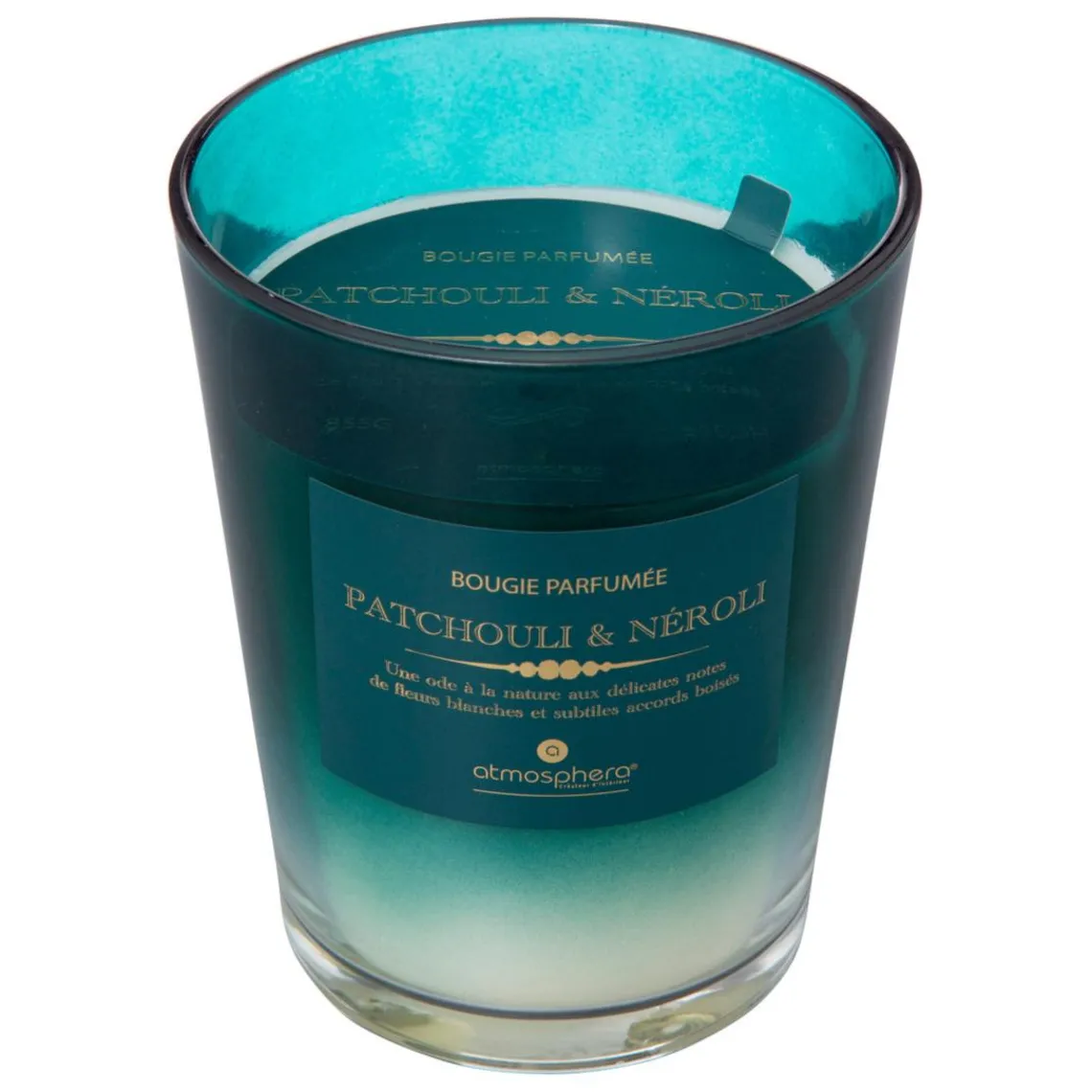 3S. x Home Bougie parfumée patchouli et néroli Bleu 855g New