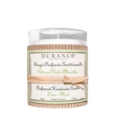 Durance Bougie parfumée traditionnelle Citron vert Menthe New