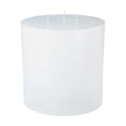 3S. x Home Bougie ronde rustique blanc D14voir Clearance